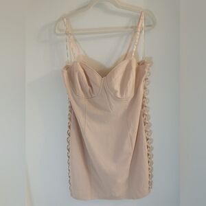 Forever 21 Plus Size 3x light pink Cutout Dress